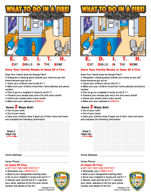 Fire Drill Plan