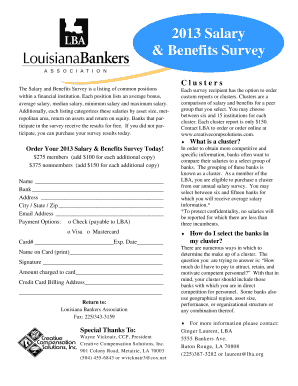 Salary survey flyer - LBA - lba