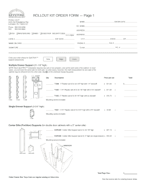 Rollout Kit Order Form