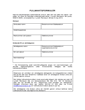 Proxy Voting Form