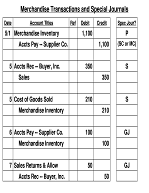 Accounting Journal Templates