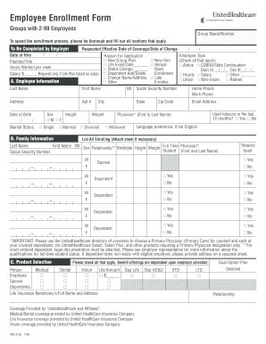 Employee Enrollment Form