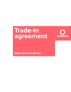 Vodafone UK Trade-In Agreement Form