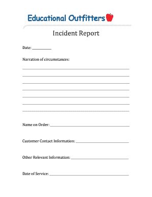 Incident Report Form