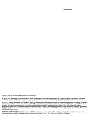 Move-In/Move-Out Inspection Form