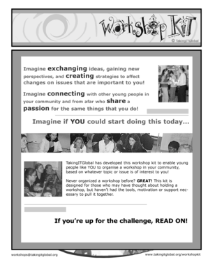 TakingITGlobal Workshop Kit
