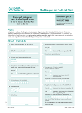 Child Benefit Claim Form