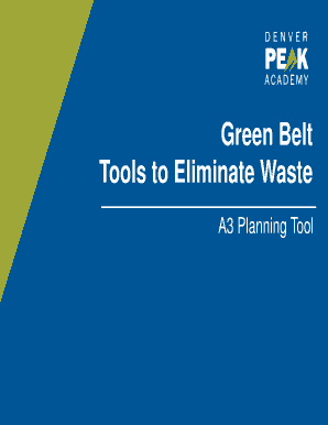 A3 Planning Tool