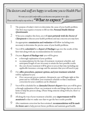 Personal Health History Questionnaire