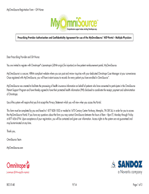 MyOmniSource Registration Form