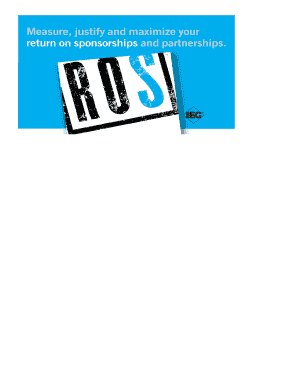 Return On Sponsorship Guide