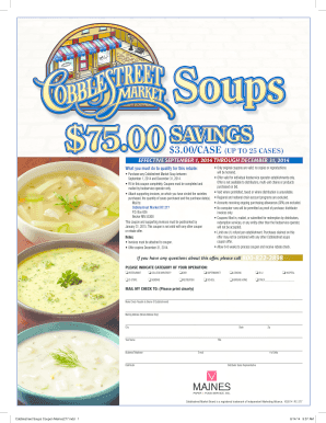 Cobblestreet Market Soup Rebate Form