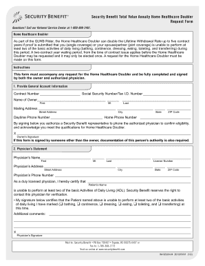 Home Healthcare Doubler Request Form