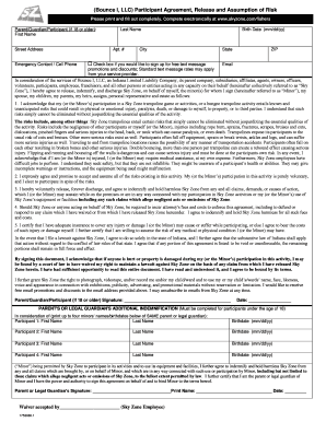 Bounce I LLC Participant Agreement