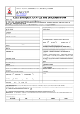 kaplan birmingham form