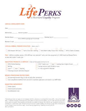 LifePerks Enrollment Form
