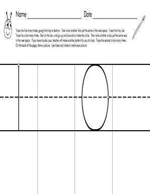 Tracing and Writing Practice Worksheet