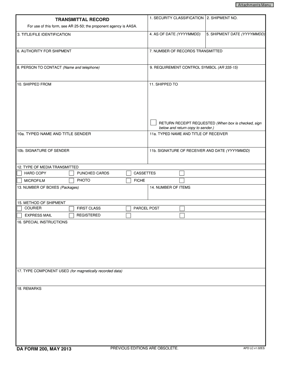 Da Form 7531 - Fill And Sign Printable Template Online