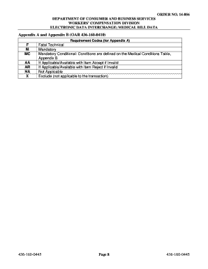 Workers Compensation Medical Bill Data Form