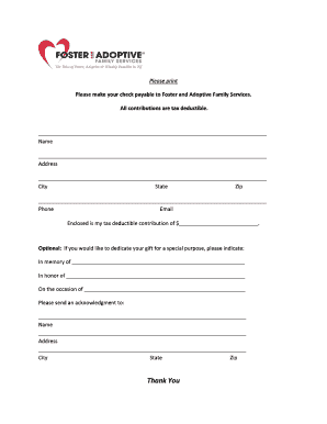 Donation Form