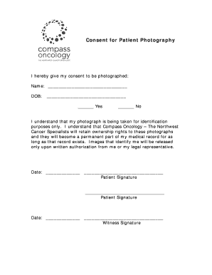 Consent for Patient Photography