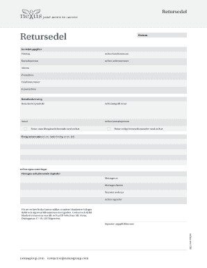 Return Form