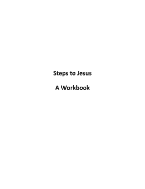 Steps to Jesus Workbook