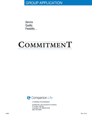 Group Life and Disability Insurance Application