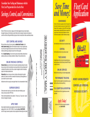 Qik-n-EZ Fleet Card Program Application