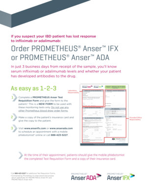 PROMETHEUS Anser Test Requisition Form