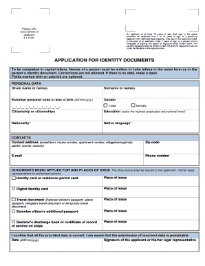 Estonian Identity Documents Application