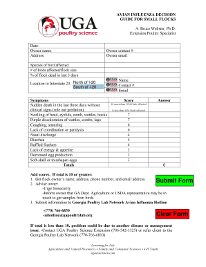 Avian Influenza Decision Guide for Small Flocks