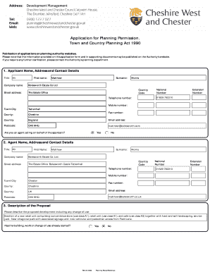 UK Planning Permission Application