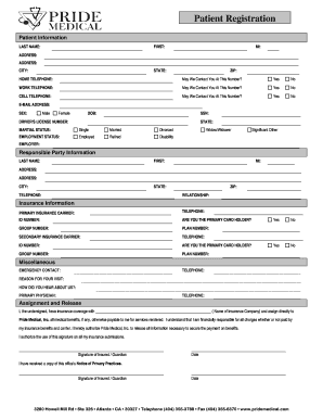 Patient Registration Form