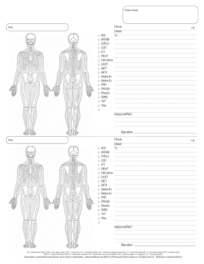 Physical Therapy Treatment Form