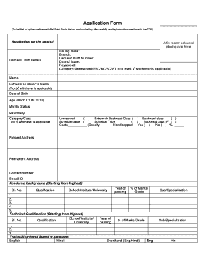 Job Application Form