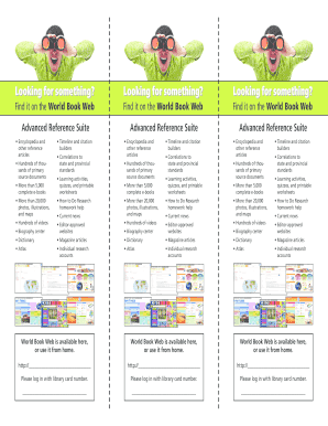 World Book Web Access Form