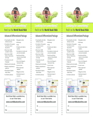 World Book Web Access Form