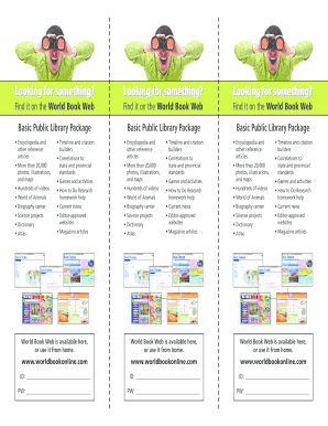 World Book Web Access Form