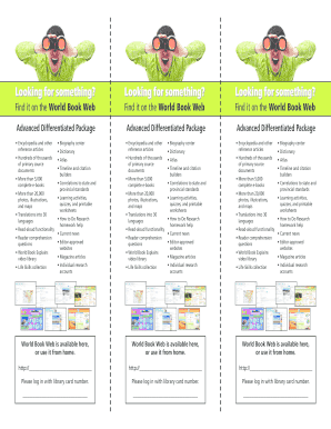 World Book Web Access Form