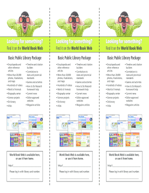 World Book Web Access Form