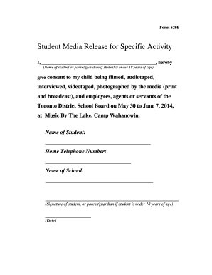 Media Release Form 529Bdocx