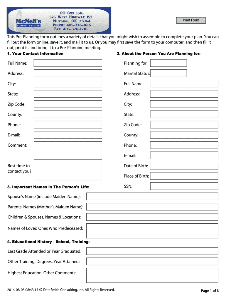 Form preview