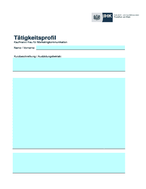 Tätigkeitsprofil Kaufmann/-frau für Marketingkommunikation