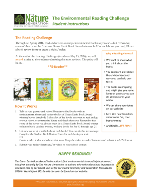 Environmental Reading Challenge