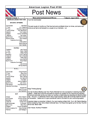 American Legion Post 155 Post News - americanlegionpost155