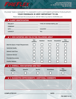 Customer Satisfaction Survey