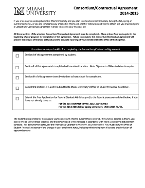 Consortium Contractual Agreement