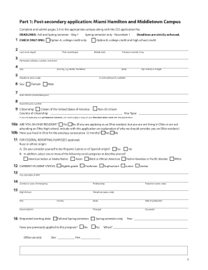 Post-Secondary Enrollment Options Application