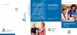 Copley Hospital Grateful Patient Donation Form